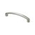 HETTICH Möbelgriff, BA96 mm, Zinkdruckguss, Edelstahl-Optik, 106,5 x11 x 23,5 mm