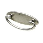 Möbelgriff, BA 64 mm, 94 x 25/42 x 18 mm, Messing,...