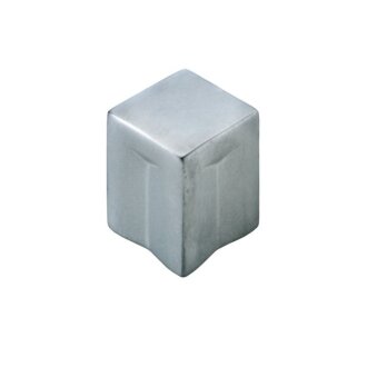 HETTICH Möbelknopf inkl. Befetigungsschrauben, 18 x 23 mm, Alu-Optik