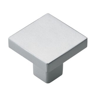 Knopf Zinkdruckguss Aluminium-Optik