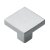 Knopf Zinkdruckguss Aluminium-Optik