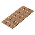 Hettich Filzgleiter-Set, 30 x 30mm, braun, 21 Stück