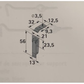 Kistenverschluss 13 x 56mm verzinkt