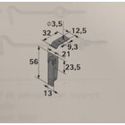 Kistenverschluss 13 x 56mm verzinkt