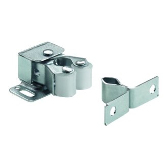 Hettich Schnappverschluss, 15 x 31 x 26 mm, verzinkt, 2 Stück