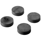 Hettich Pinnwandmagnet, rund, 7 x 30 mm, schwarz, 4...