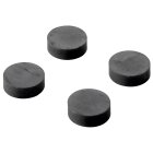 Hettich Pinnwandmagnet, 5 x 18 mm, rund, schwarz, 8...