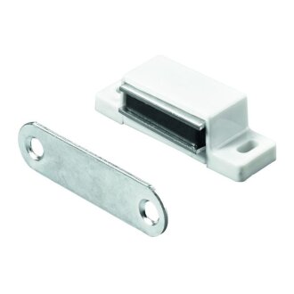 Hettich Magnetschnäpper 5 kg, weiß, 4 Stück