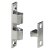 HETTICH Kugelschnäpper, Messing, vernickelt, 8 x 9 x 42mm, 2 Stück