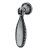 Hettich Möbelknopf, 18,5 x 60 x 18 mm, Zinkdruckguss brüniert, silberfarben