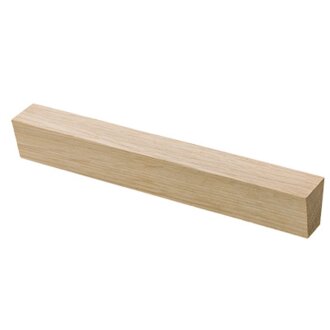 HETTICH Möbelgriff, BA128 mm, Holz, Eiche, roh,160x19,5x25,5 mm