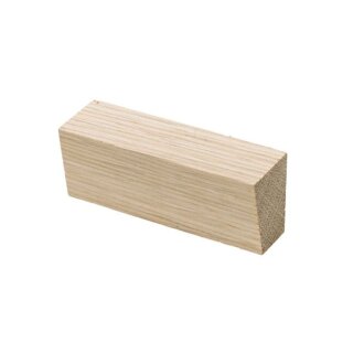 HETTICH Möbelgriff, BA32 mm, Holz, Eiche, roh, 64x19,5x25,5 mm