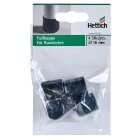 HETTICH Fußkappe, Ø 16mm, schwarz, 4 Stück