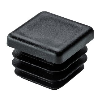 HETTICH Einsteckgleiter, 20 x 20mm, schwarz, 4 Stück