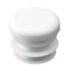 Einsteckgleiter, Ø15mm, weiß, 4 Stück