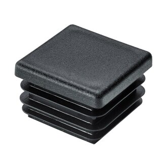 HETTICH Einsteckgleiter, 30 x 30mm, schwarz, 4 Stück