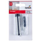Hettich Türstopper für Wandmontage zum Anschrauben, Ø 24 x 72 mm, Stahl verchromt