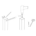 HETTICH Nagel-Filzgleiter, Ø 24mm, weiß, 8...