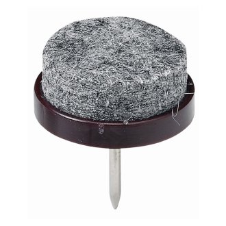 Filzgleiter zum Nageln, Ø 20 x 21 mm  32 Stück