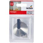 Hettich Türstopper zum Anschrauben, Ø 35 x 25 mm, Stahl, Edelstahl-Optik