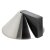 HETTICH Türstopper zum Anschrauben, Ø 35 x 25mm, Stahl, Edelstahl-Optik