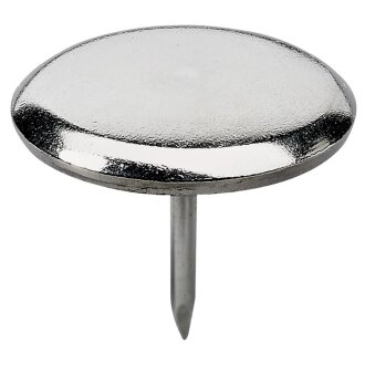 Metallgleiter zum Nageln, Ø 28mm, 8 Stück