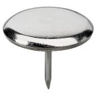 Metallgleiter zum Nageln, Ø 28mm, 8 Stück