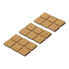 HETTICH Kork-Gleiter, 21 x 21mm, selbstklebend, 18...