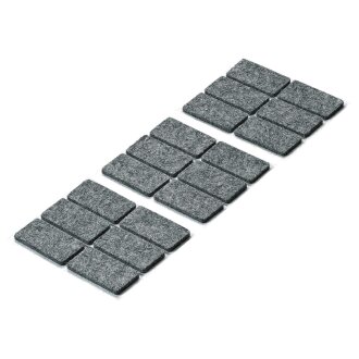 HETTICH Parkettgleiter, 40 x 20 mm, selbstklebend, 18 Stück