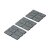 Hettich Parkettgleiter 40 x 20mm, selbstklebend, 18 Stück