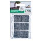 Hettich Parkettgleiter, 25 x 25 mm, selbstklebend, 18 Stück