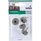 Hettich Parkettgleiter zum Anschrauben, Ø 24 x 26 mm, 4 Stück