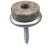 HETTICH Parkettgleiter zum Anschrauben Ø 20 x 26 mm, Stahl, Filz, vernickelt, 4 Stück