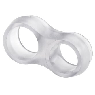 Hettich Türklinkenpuffer doppelt, Kunststoff, transparent, 4 Stück