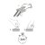 HETTICH Filzgleiterset, selbstklebend, rund/eckig, 30 Stk. 20 x 20 mm, 12 Stk. 25 x 25 mm, 30 Stk. Ø 20 mm, 12 Stk. Ø 25 mm, synthetischer Filz, braun