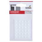 Hettich Selbstklebende Anschlagpuffer, Ø 8 x 2,5 mm, Kunststoff, transparent, 30 Stück