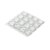 HETTICH Anschlagpuffer, selbstklebend, 13 x 13 x 5mm, transparent, 16 Stück