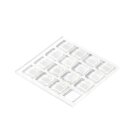 HETTICH Selbstklebende Anschlagpuffer, 10 x 10 x 2 mm,...