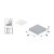 HETTICH Selbstklebende Anschlagpuffer, 10 x 10 x 2 mm, transparent 16 Stück