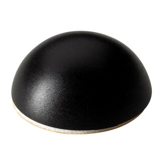 Hettich Wandpuffer, selbstklebend, Ø 22 x 10 mm, Kunststoff, schwarz, 6 Stück