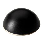 Hettich Wandpuffer, selbstklebend, Ø 22 x 10 mm, Kunststoff, schwarz, 6 Stück