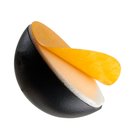 Wandpuffer, selbstklebend, Ø 22 x 10 mm, Kunststoff, schwarz  6 Stück