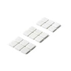 Hettich Filzgleiter, selbstklebend, 22 x 22mm, weiß
