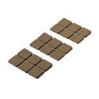 HETTICH Filzgleiter, 28 x 28 mm, selbstklebend, braun, 18...