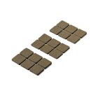 HETTICH Filzgleiter, 28 x 28mm, selbstklebend, braun, 18...