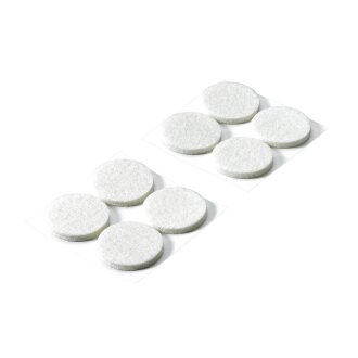 HETTICH Filzgleiter, Ø 35mm, selbstklebend, weiß, 8 Stück