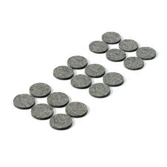 Hettich Parkettgleiter, selbstklebend, Ø 28mm, 18 Stück