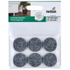 Hettich Parkettgleiter, selbstklebend, Ø 28mm, 18 Stück