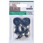 Hettich Metallgleiter zum Nageln mit Kunststoffscheibe, Ø 28mm, 8 Stück