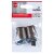 Türstopper zum Anschrauben, dunkelbraun, Ø 26,5 x 29 mm, Kunststoff  2 Stück